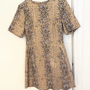 Topshop Womens Gold and Silver Dress